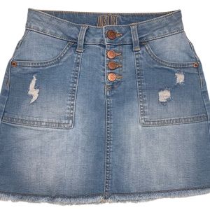 Justice Denim Skirt